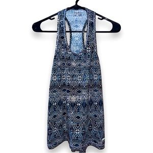 🪩4/$20!! Eddie Bauer Racerback Athletic Tank Top with Mandala Design Med 🪩4/$20!